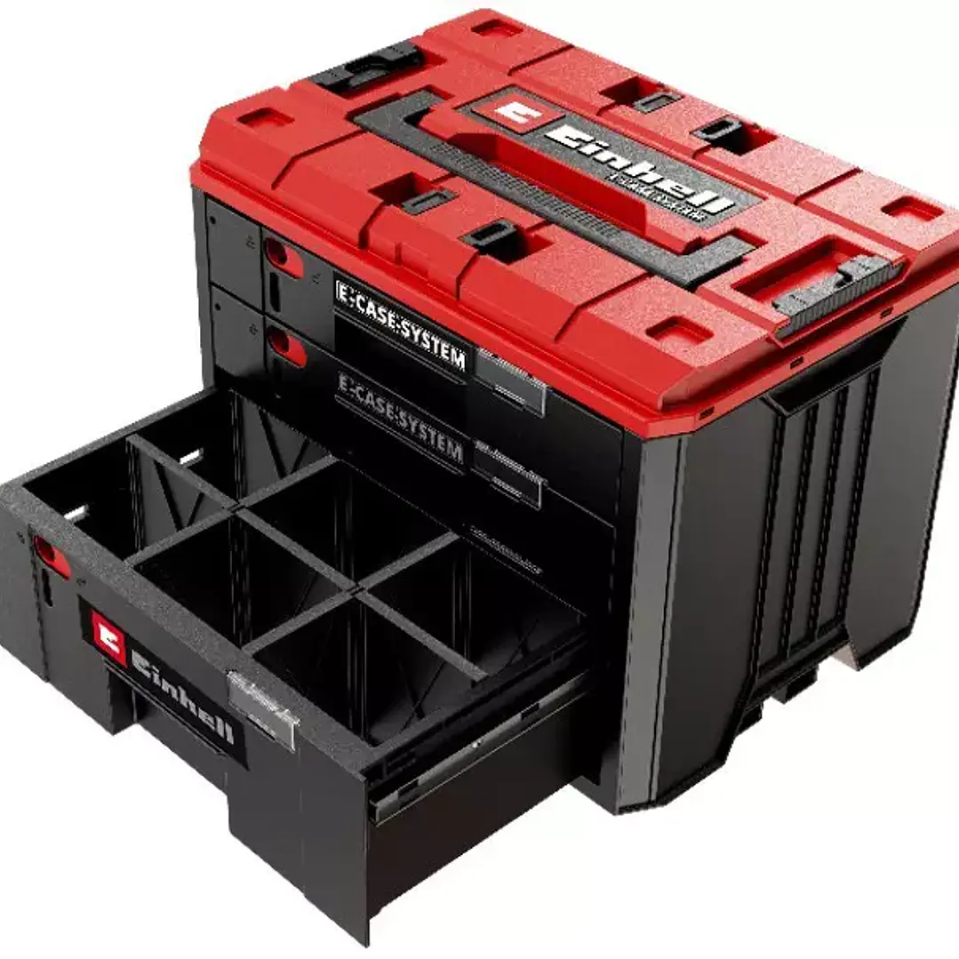 Cajonera E-Case Drawer 4540047 Einhell Sistema Modular de Almacenamiento 4