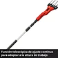 Cosechadora Inalámbrica de Olivos y Frutas GE-FS 18/53 Li-Solo Einhell 18V - Miniatura 7