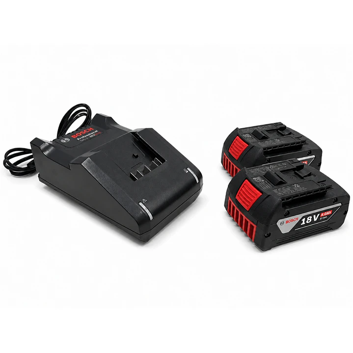 Kit Taladro Percutor + Llave Impacto + Starter Kit 4.0AH 18v Bosch 3