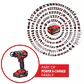 Taladro Percutor Inalámbrico Einhell Professional TP-CD 18/60 Li-i BL – 18 V + Batería 2,0 Ah - Miniatura 5