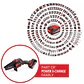 Motosierra de Poda Inalámbrica Einhell GE-PS 18/15 Li Kit con Bolso – 18 V + Batería 2,5 Ah - Miniatura 5