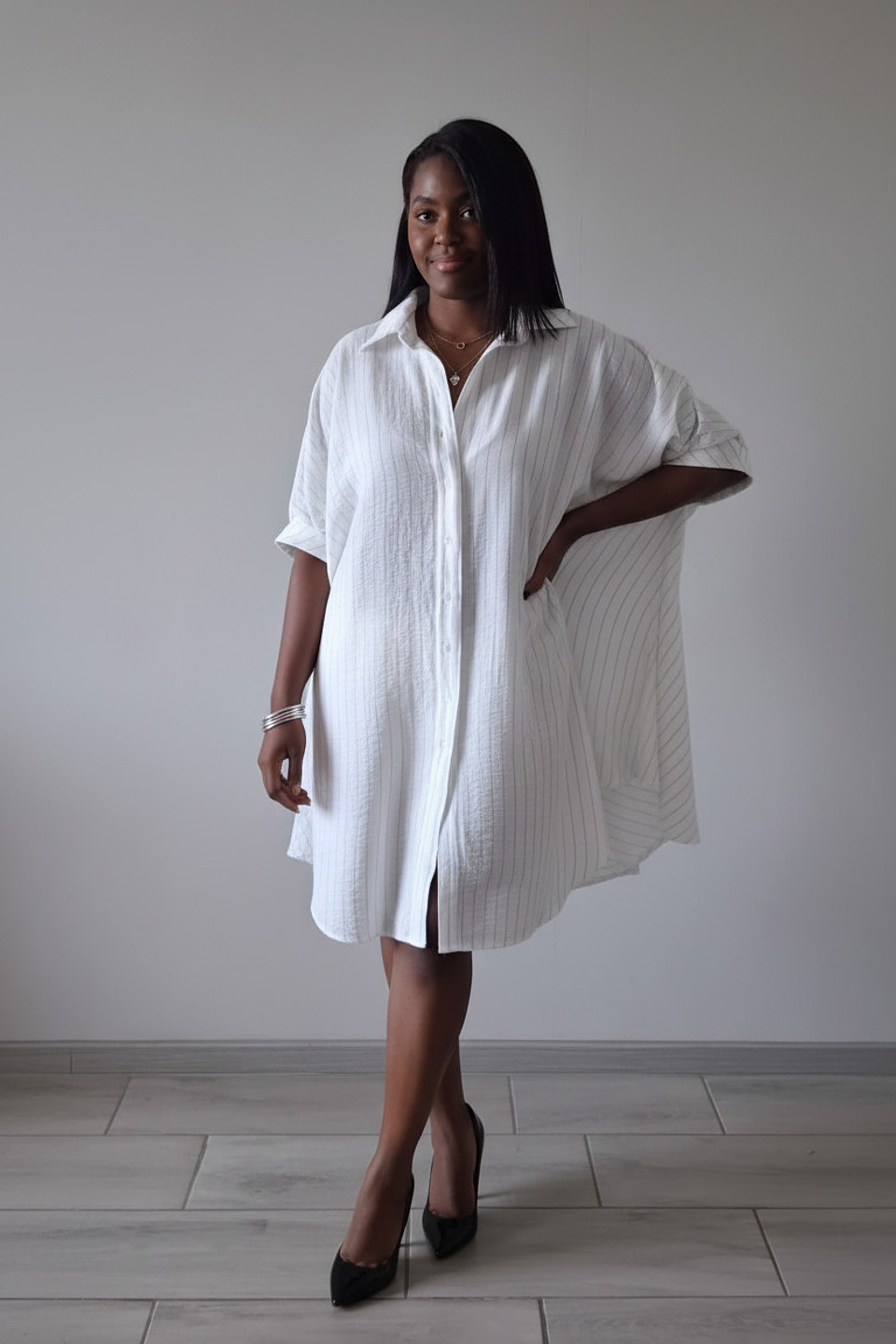 Camisa de Lino Oversize Mujer – Esencia Natural y Elegancia Atemporal 1