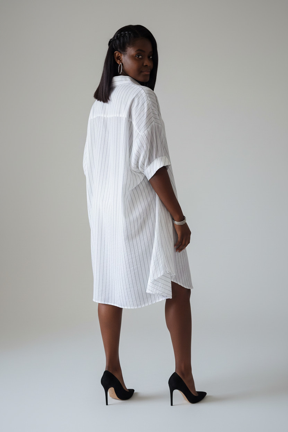 Camisa de Lino Oversize Mujer – Esencia Natural y Elegancia Atemporal 2