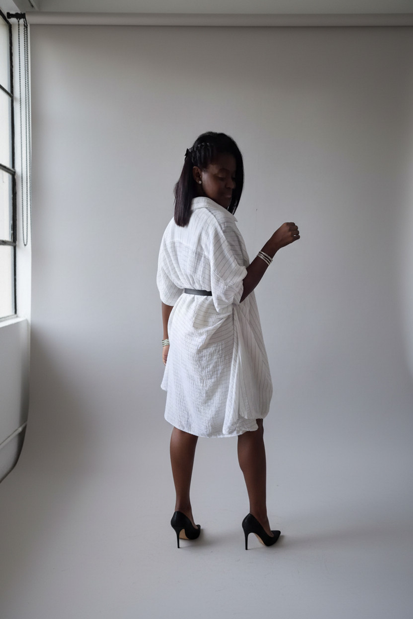 Camisa de Lino Oversize Mujer – Esencia Natural y Elegancia Atemporal 4