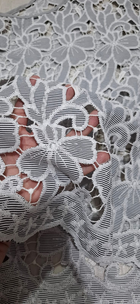 Blusa de Encaje Floral con Transparencia Mujer – Top Elegante de Tirantes Casual Chic