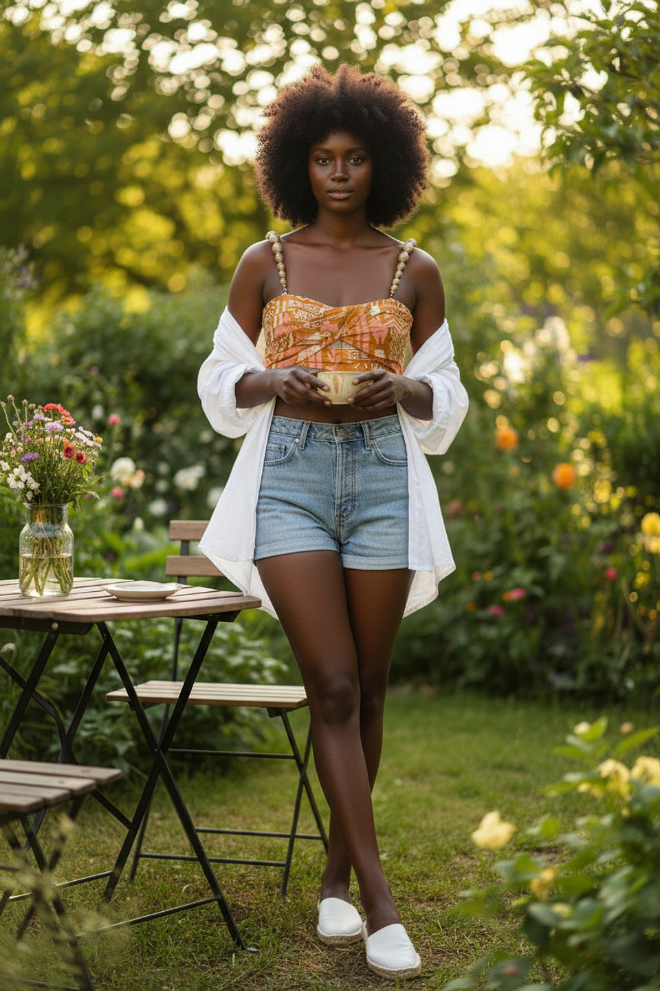 Crop Top Mujer con Tiras y Fajón Plisado – Top Elegante y Moderno 1