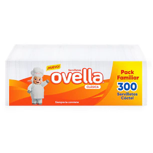 Servilleta Ovella cóctel clásica 300 un
