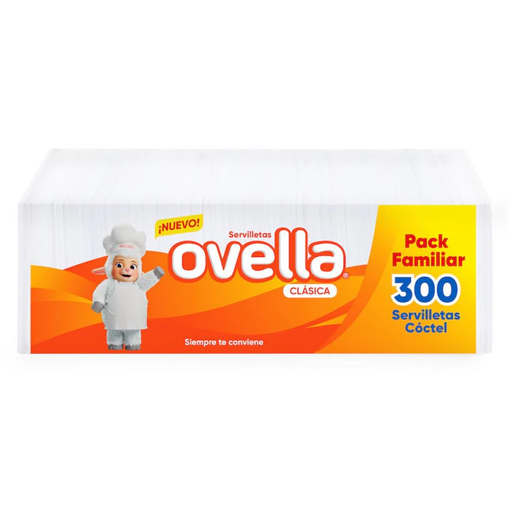 Servilleta Ovella cóctel clásica 300 un 1