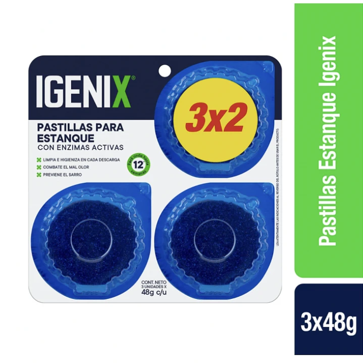 Pastilla Estanque WC 3 UND 1