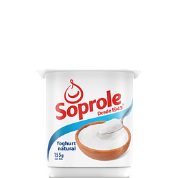 Yogur natural Soprole 155 g