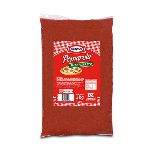Salsa de tomate para pizza Carozzi 3 kg