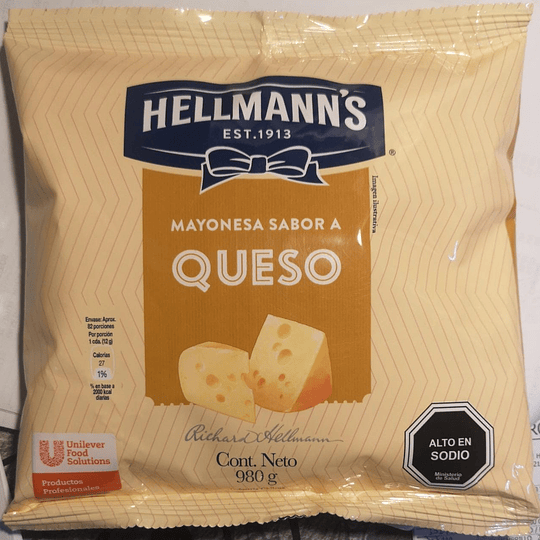 Salsa Queso Hellmann’s 980 g