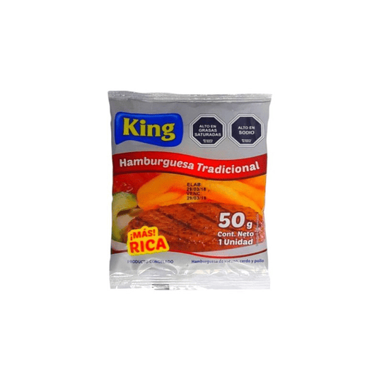 Hamburguesa King 50g