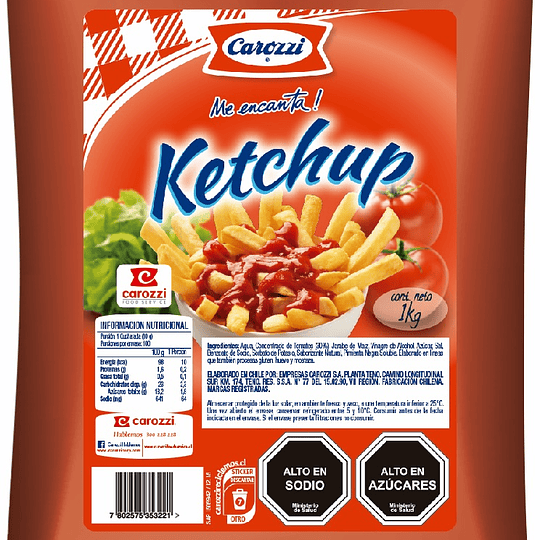 Ketchup Carozzi 1 kg
