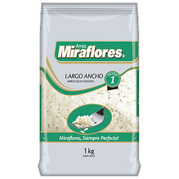 Arroz Miraflores Grado 1 de 1 kilo 