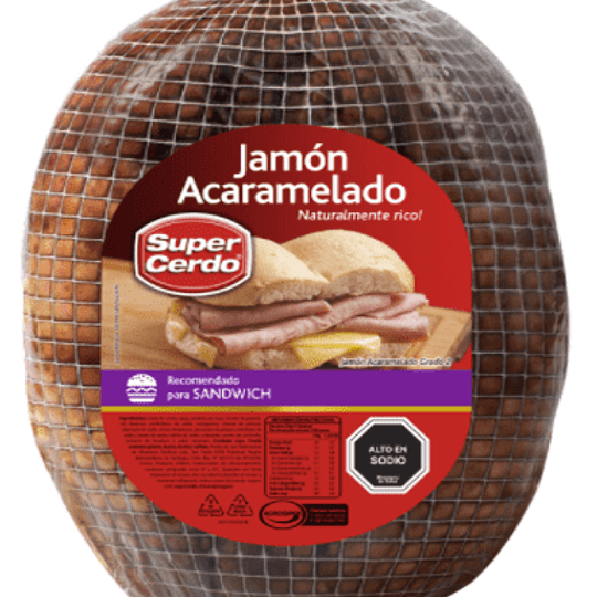 Jamón Acaramelado Super Cerdo 250 grs.