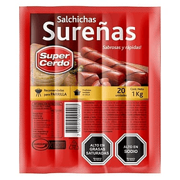 Vienesas Sureña Super Cerdo kg