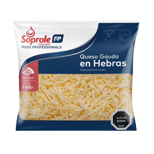 Queso Gauda Hebras Soprole 1 Kg