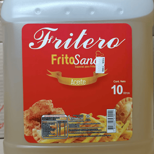 Aceite FritoSano de 10 Lts