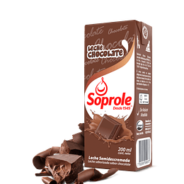 Pack Leche chocolatada Soprole 6 unidades 200 CC