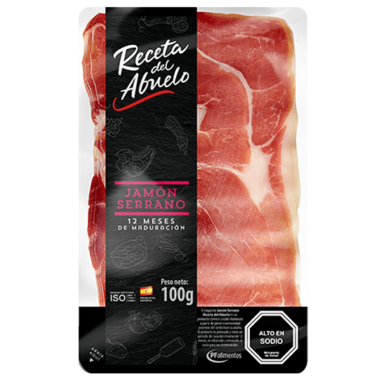 Jamón Serrano Receta del Abuelo 100 g