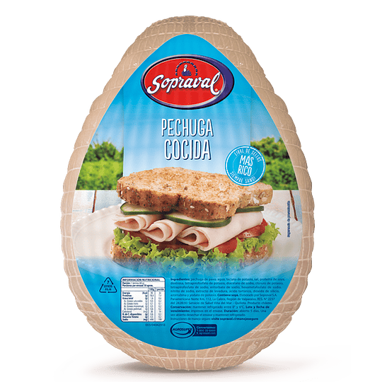 Pechuga Pavo Cocida Sopraval 250 g