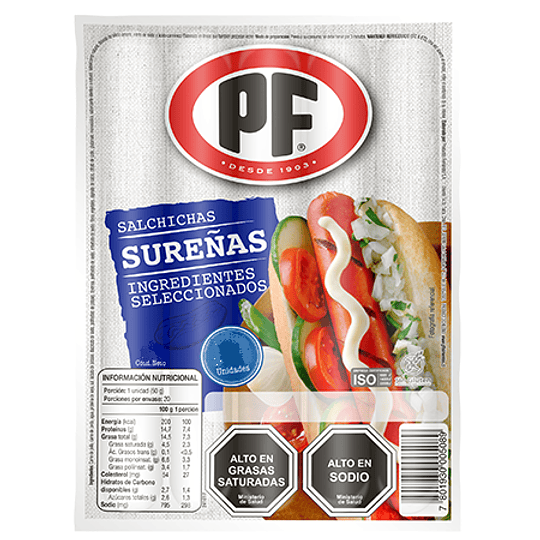 Vienesas Sureña PF 250 g