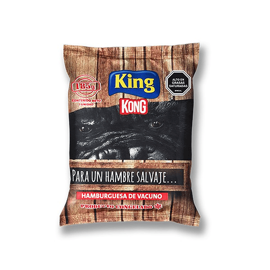 Hamburguesas King Kong 185 g