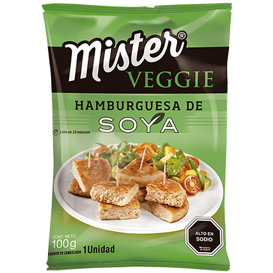 Hamburguesa de Soya Mister Veggie 100g