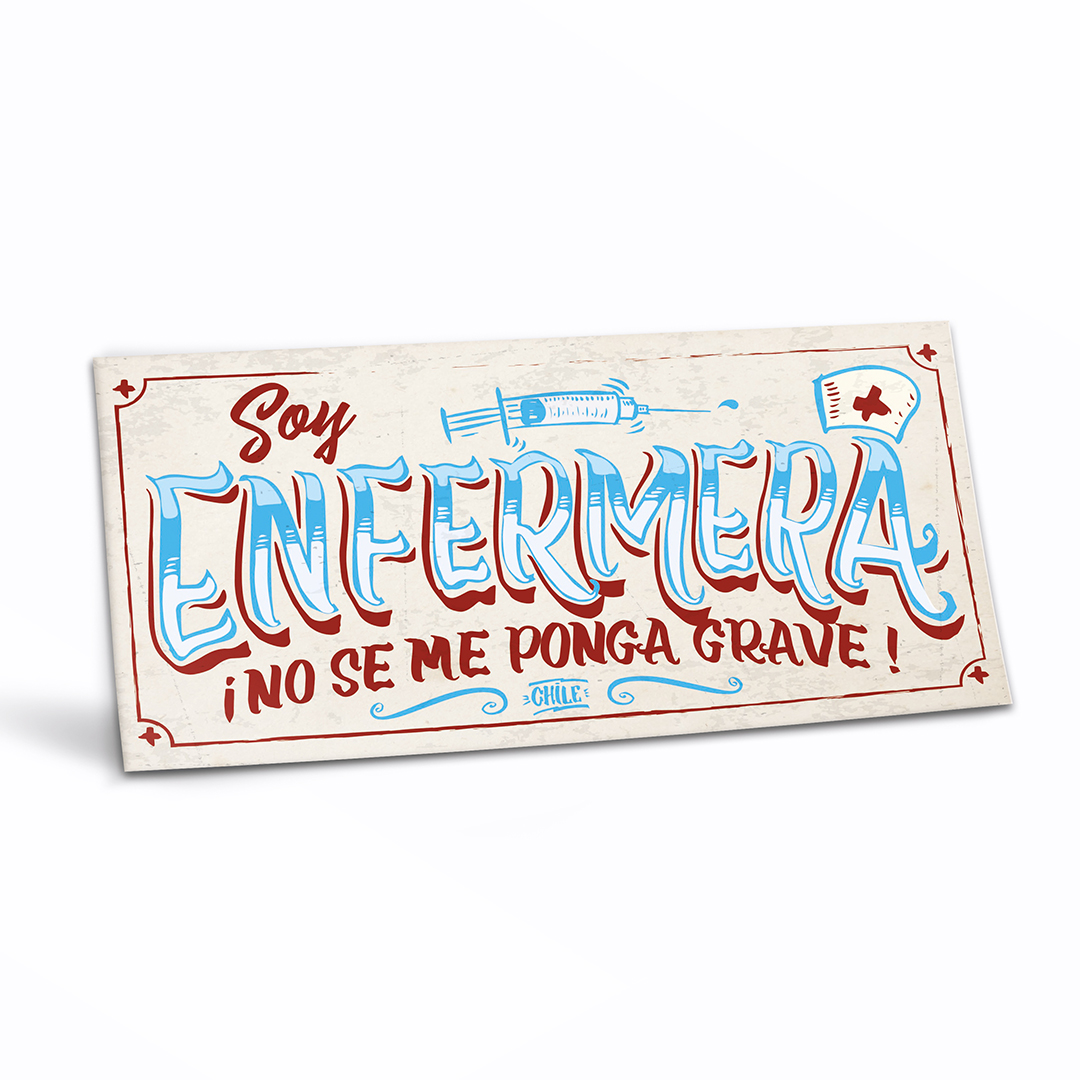 Cartel Soy Enfermera