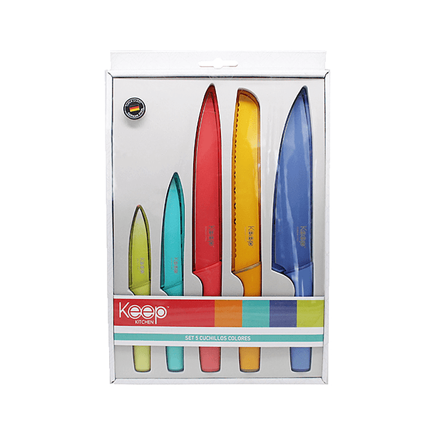 Set 5 Cuchillos Color Keep® 1