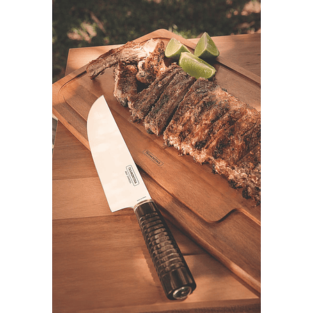 Cuchillo Knife Limited 8" + Vaina de Cuero Tramontina® (34,4 Cm Totales) 