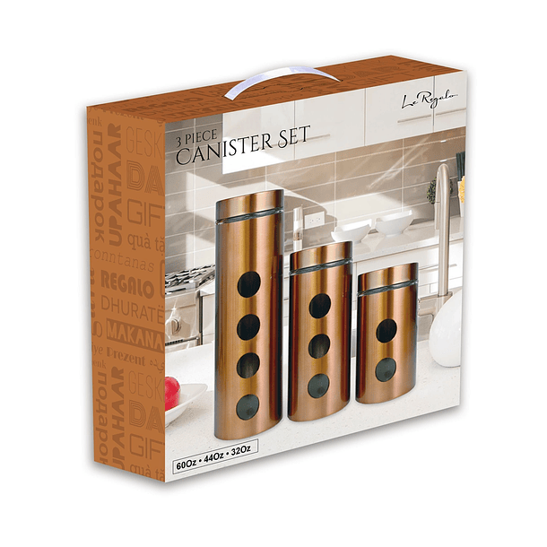 Set 3 Recipientes Cooper Premium Cobre Le Regalo® 4