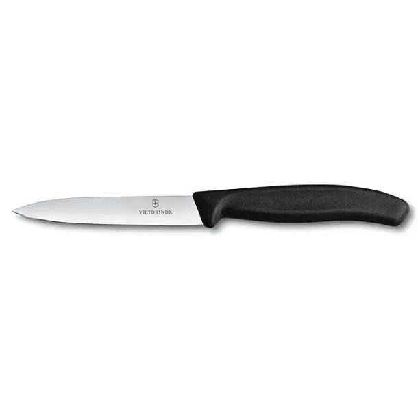 Cuchillo para Verdura Puntiagudo 10 Cm Victorinox® Negro 