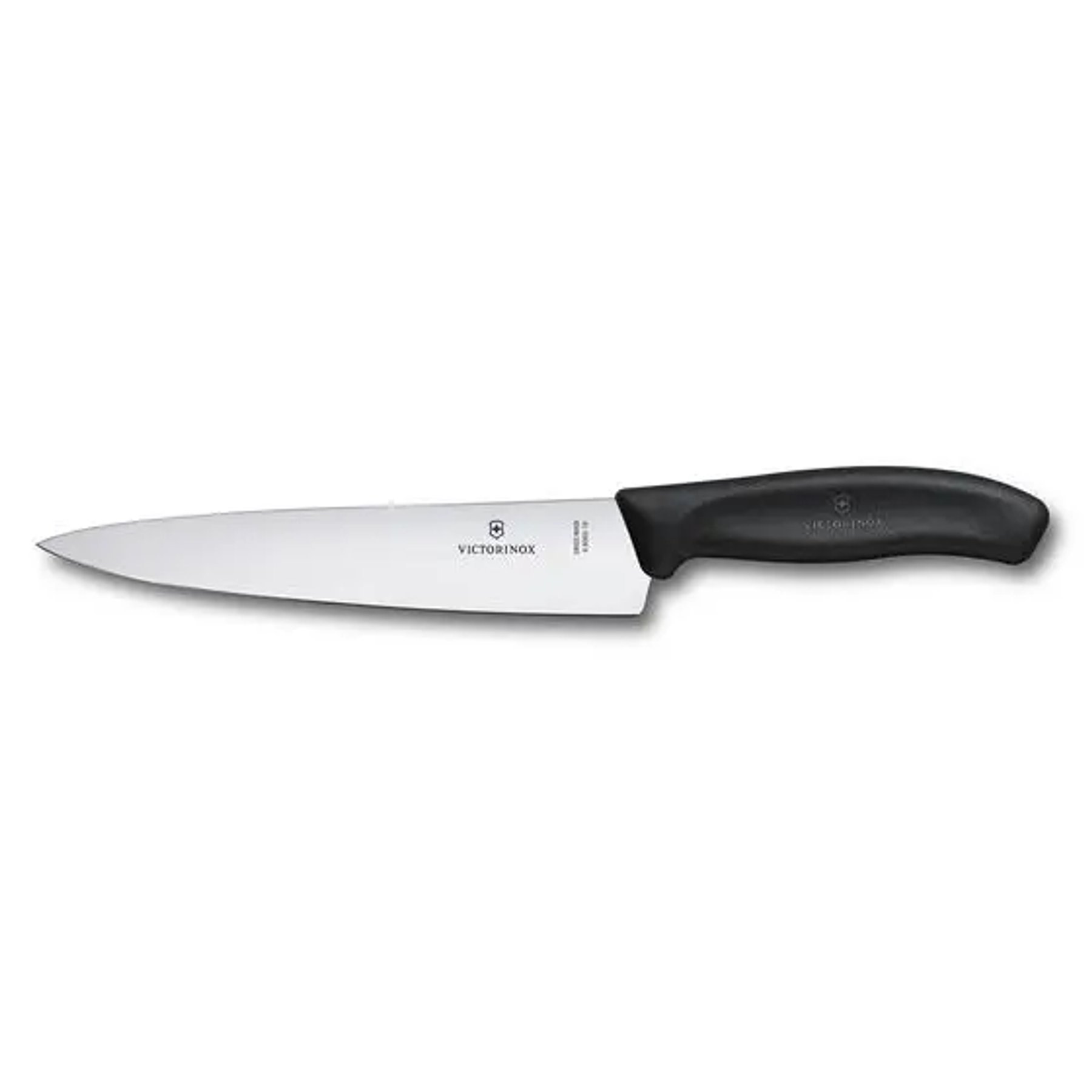 Cuchillo para  Carnes Swiss Classic color Negro, Blister. Hoja 19 cm. Victorinox