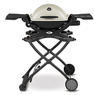 Parrilla a gas Weber ® Q 1200 + Carrito Portátil Titanio  1