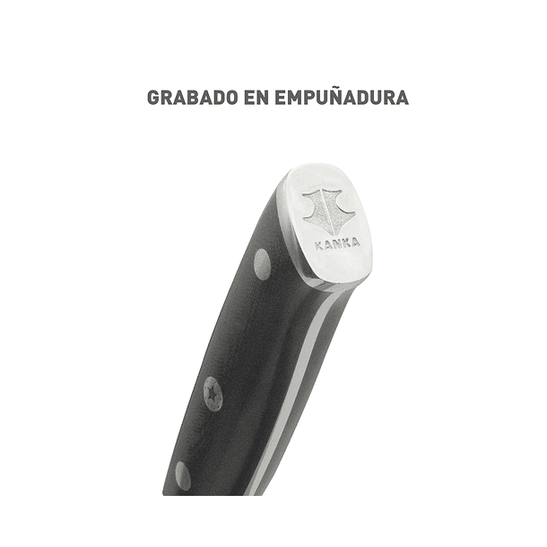 Cuchillo Santoku Acero Alemán Kanka 3