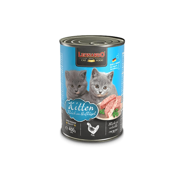 Leonardo Quality Selección Kitten , Gatos Bebes 400X1 Grs. 1