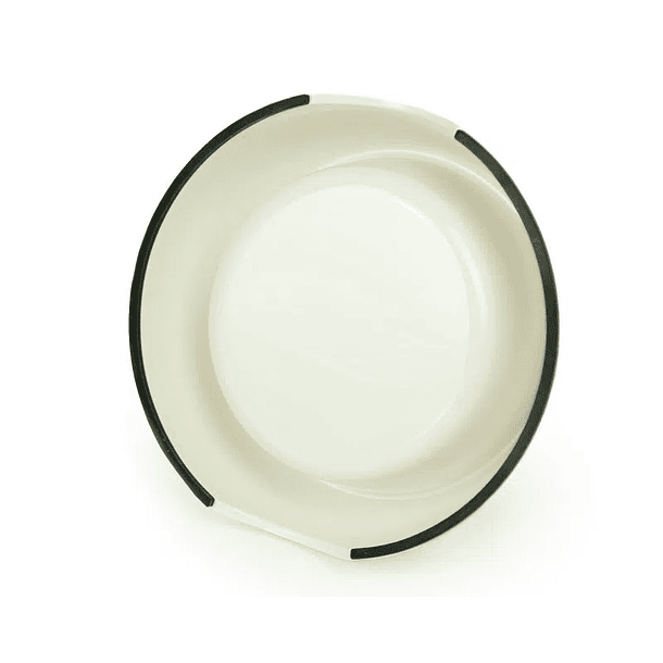 Plato de Comida Melamina + Acero Inoxidable 14 cm. S 2