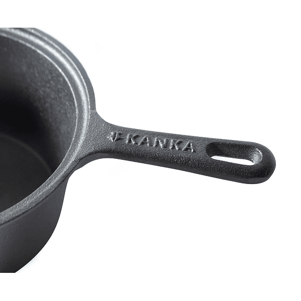 OLLA CON MANGO  1.2 Lts CAST IRON HIERRO KANKA 8