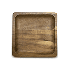 Plato cuadrado 20,3x20,3x2,7 cm Aperitivo Madera Wayu® 2