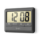 Temporizador Magnetic Timer & Reloj Combi B:ON Digital Negro 2