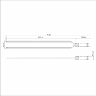 Pincho doble para asado 75cm 3