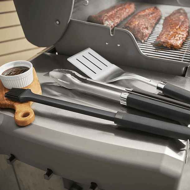 Set de herramientas asado Premium 3 piezas Weber 4