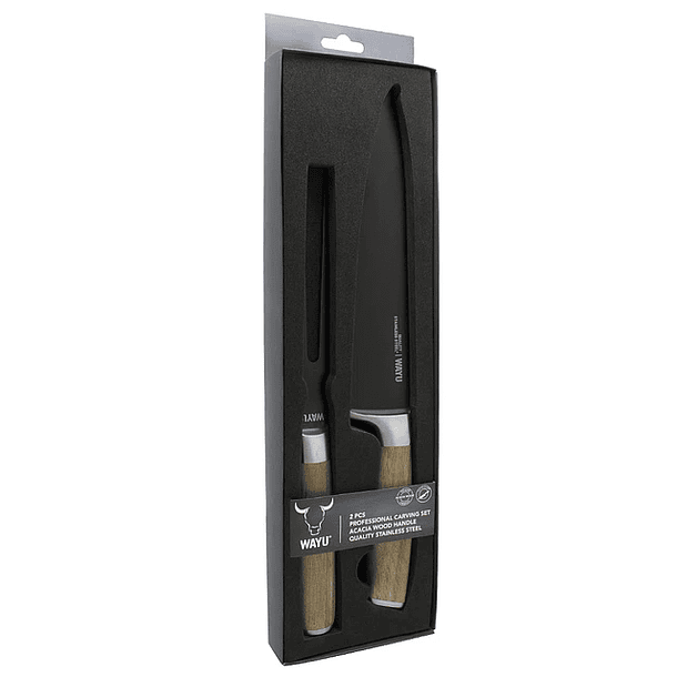 Set Cuchillo Tenedor Premium Wayu® 2