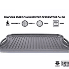 Plancha Reversible Cast Iron Kanka 6