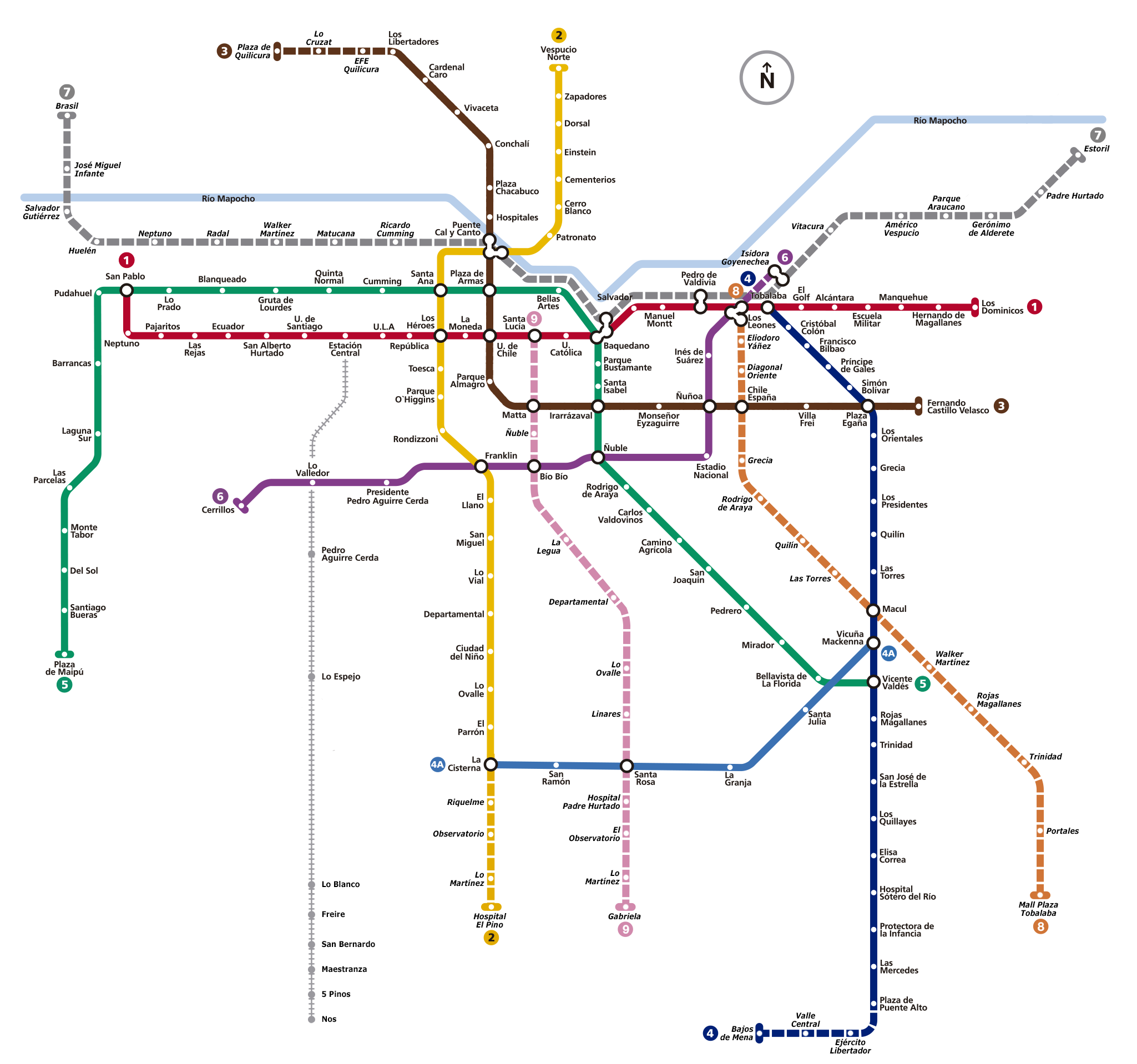 Entregas gratis en todas las estaciones de metro de Santiago