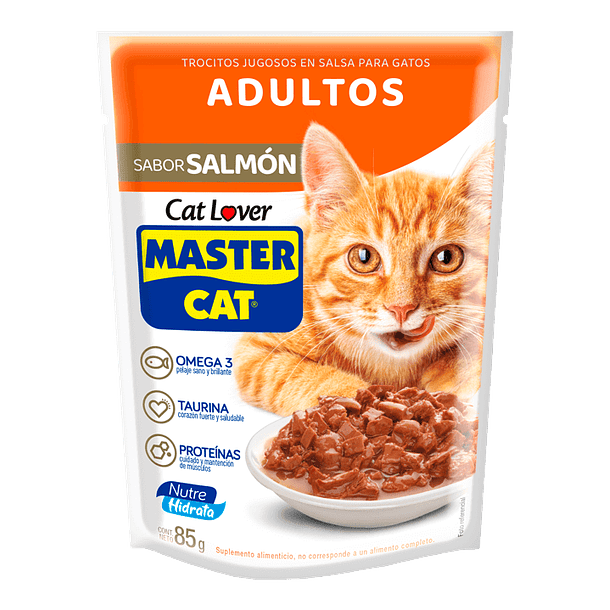 Master Cat trocitos jugosos salmón