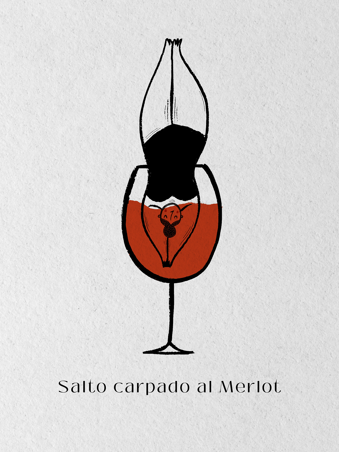 Salto carpado al Merlot | Print 1