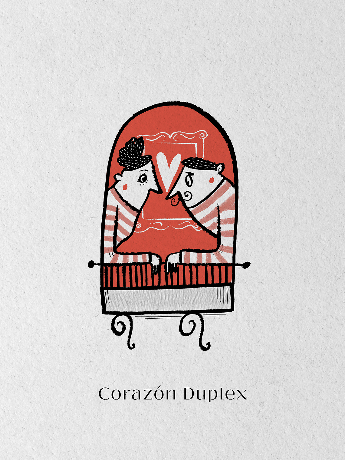 Corazón duplex | Print 1